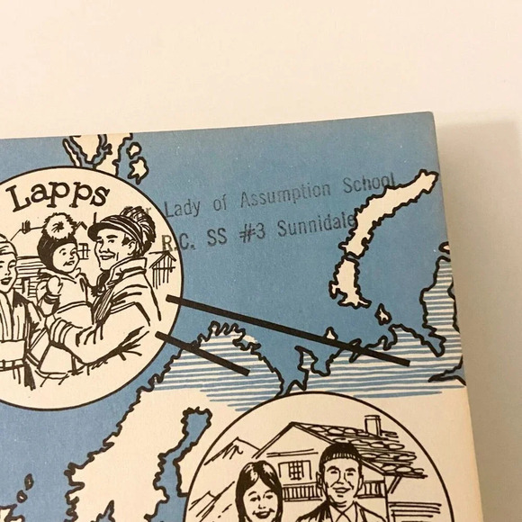 Vintage 1962 The Little World  on Maple Street Book Ex Library Book Hardcover - Picture 6 of 14